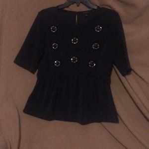 Short sleeve formal blouse